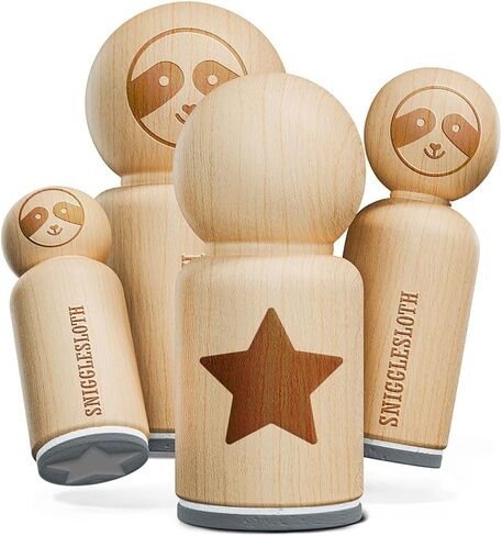 Star Shape Excellent Rubber Stamp for Stamping Crafting Planners - 1/2 Inch Mini in Kuwait