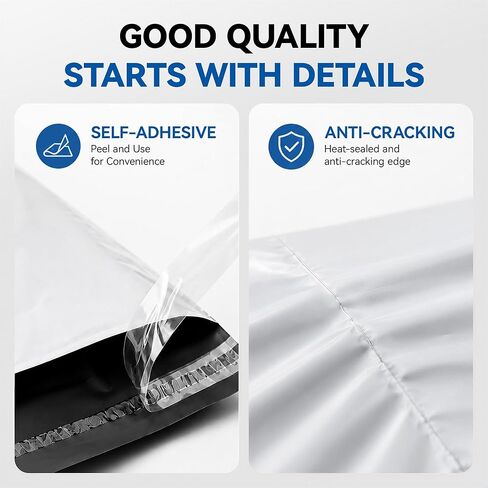 Poly Mailers 6x9 Inch White 100 Pack, Mini Self Adhesive Shipping Envelopes for Small Business, Strong Adhesive Waterproof and Tear-Proof Postal Bags in Saudi Arabia