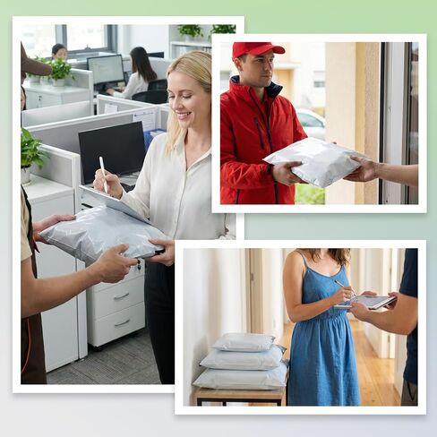 120pcs Poly Mailers Shipping Bags 4 Sizes Shipping Bags Self Adhesive Clasp Envelope Waterproof and Tear-Proof Polymailer Packaging-Bags for Clothing Books Gift Small Business in Kuwait