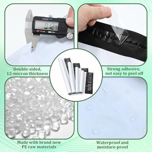 120pcs Poly Mailers Shipping Bags 4 Sizes Shipping Bags Self Adhesive Clasp Envelope Waterproof and Tear-Proof Polymailer Packaging-Bags for Clothing Books Gift Small Business in Kuwait