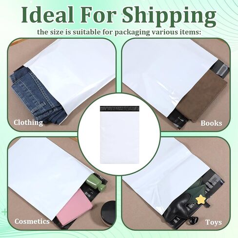 120pcs Poly Mailers Shipping Bags 4 Sizes Shipping Bags Self Adhesive Clasp Envelope Waterproof and Tear-Proof Polymailer Packaging-Bags for Clothing Books Gift Small Business in Kuwait