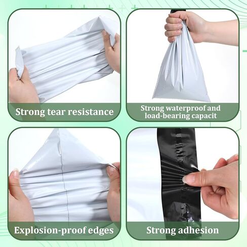 120pcs Poly Mailers Shipping Bags 4 Sizes Shipping Bags Self Adhesive Clasp Envelope Waterproof and Tear-Proof Polymailer Packaging-Bags for Clothing Books Gift Small Business in Kuwait