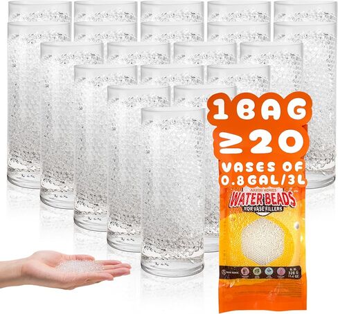 ANZON MORIES Clear Deco Granules 3 Size Options (Trail Pack), Wedding Centerpiece Table Home Decoration (16999, S 0.31-0.35in) in Saudi Arabia