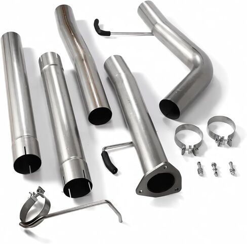 Stainless Steel Exhaust Pipe Kit for Dodge 2013-2026 RAM CHASSIS CAB CUMMINS 6.7L 4" Powerstroke Diesel in Kuwait