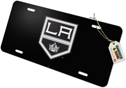 GRAPHICS & MORE Los Angeles Kings Logo Novelty Metal Vanity Tag License Plate in Kuwait