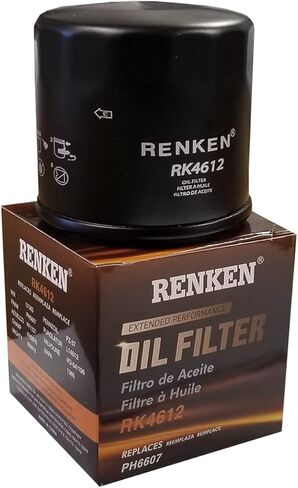 RENKEN RK4612 Spin On Oil Filter Compatible with PH6607 L14612 51365, Pack of 12 in Saudi Arabia