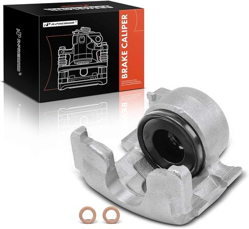 A-Premium Disc Brake Caliper Assembly Without Bracket Compatible with Chrysler Town & Country, Cordoba, LeBaron, New Yorker, Newport & Dodge Dart & Plymouth Duster - Front Driver or Passenger Side in Kuwait