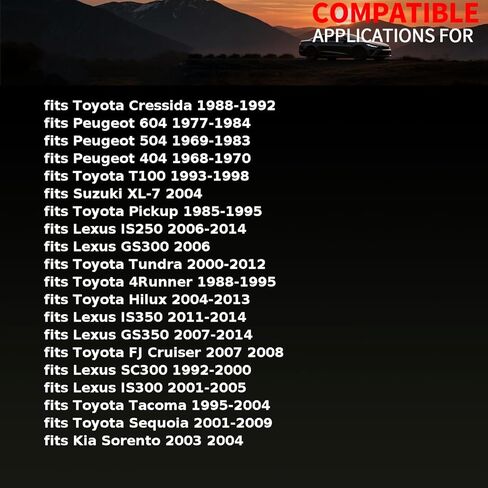 ناقل الحركة اليدوي الزيت التفاضلي الخلفي يناسب Toyota FJ Cruiser، Pickup، 4Runner 1985 1986 1987 1988 1989 1990 1991-2008 يناسب Lexus IS300 2001-2005 لكيا سورينتو 2003-2004 1 قطعة in Kuwait