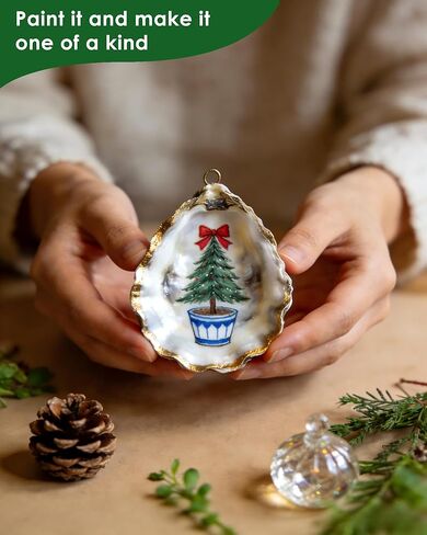 60Pcs 4"-5" Oyster Shells for Crafts Natural Large Oyster Shells for DIY Crafting, Home Vase Filler, Xmas Ornaments, Bulk Sea Shells for Chicken in Kuwait