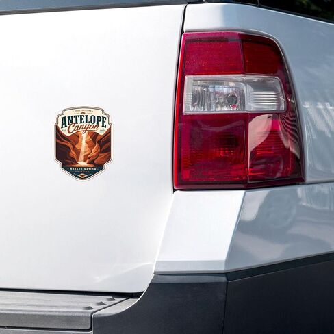 Vintage Antelope Canyon USA Travel Sticker, Waterproof Car Bumper Vinyl Decal, 2 Inch in Kuwait