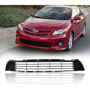 شبكة شبكية سفلية للمصد الأمامي من Bewild تناسب 2011 2012 2013 Toyota Corolla TO1036125 5311202280 غطاء محرك السيارة باللون الأسود in Kuwait