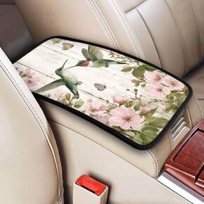 Goth Bat Rose Center Console Cover Pad, Car Armrest Seat Box Cover Cushion Universal for Most Vehicle SUV Truck, Car Interior Accessories Decor, Protect from Pet Claws & Dirt in Saudi Arabia