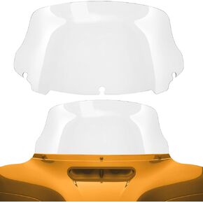 Windshield 10" Wave Windscreen Compatible with Harley Davidson Touring Street Glide Electra Glide Ultra Classic Glide FLHTK FLHT FLHTCUTri Glide 2014-2023, Clear in Saudi Arabia