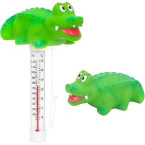 XY-WQ Floating Pool Thermometer, Large Size Easy Read for Water Temperature with String - Swimming Pools, Spas, Hot Tubs, Ponds (Alligator) in Saudi Arabia