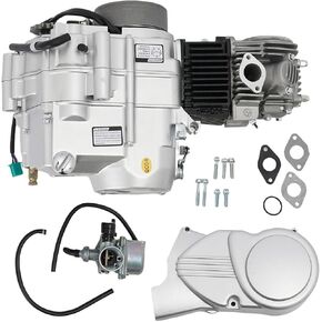 4 Stroke Engine Motor Kit, 140CC Single Cylinder Horizontal Racing Engine Dirt Pit Bike Engine Motor Racing Engine w/4 Speed Manual Clutch&CDI Ignition for CRF50 CRF70 XR50 XR70 Z50 Z50R CT70 in Kuwait