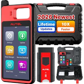 Autel Scanner MaxiIM KM100 (X), 2026 OBD2 Car Diagnostic Tool, V200 Wireless BT OBDII Scan Tool with Lifetime Free Updates, 700+ Models, 2GB & 64GB Android 9.0, for Home Mechanics & DIYers in Saudi Arabia