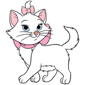 Marie Vinyl Decal – Waterproof Cat Decal for Cars Laptops Water Bottles Notebooks & Pet Lover Accessories in Saudi Arabia