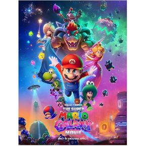 COMOR Super Mario Galaxy Game Movies Diamond Art Kits For Adults-Super Mario Galaxy Game Diamond Painting Kits-5d Diy Full Drill Round Rhinestone Gem Art Crafts Paintings For Home Wall Decor in Saudi Arabia
