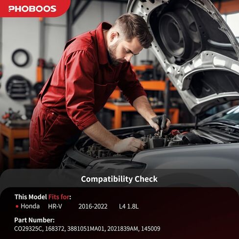 ضاغط تكييف الهواء PHOBOOS مع قابض متوافق مع Honda HR-V 2016-2022 L4 1.8L، تبريد سريع، ضوضاء منخفضة، سهل التركيب، المرجع CO29325C in Kuwait