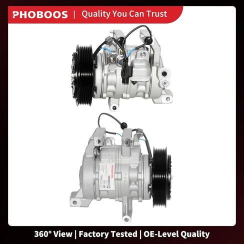 ضاغط تكييف الهواء PHOBOOS مع قابض متوافق مع Honda HR-V 2016-2022 L4 1.8L، تبريد سريع، ضوضاء منخفضة، سهل التركيب، المرجع CO29325C in Kuwait