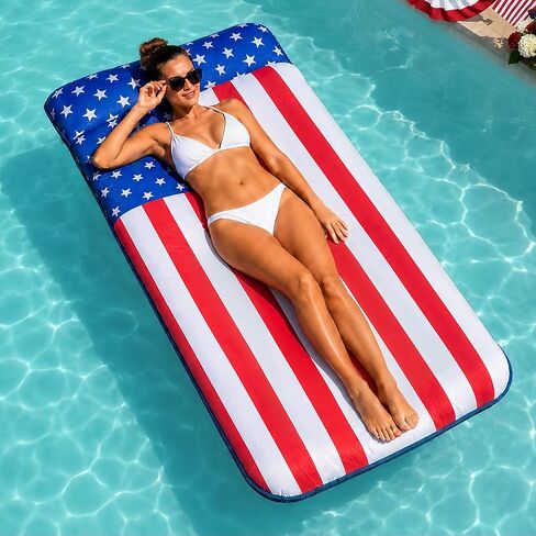 FindUWill Pool Floats Adult، 55 بوصة X-Large مغطاة بالقماش، كرسي طوف وحمام سباحة شبكي يطفو لحفلات الصيف على شاطئ البحيرة (ورقة خضراء) in Kuwait