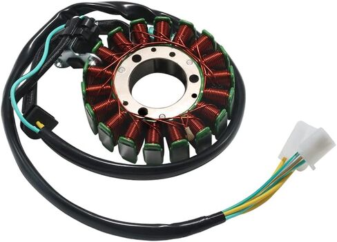 الجزء الثابت من لفائف الجزء الثابت للدراجة النارية مناسب لمزيل Kawasaki BN125 1998-2009 لمزيل Kawasaki BN125-A6F BN125-A7F BN125-A8F BN125-A9F OEM: 21003-1342 in Kuwait