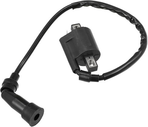 ملف الإشعال لياماها الدب الكبير 400 YFM400A YFM400 YFM400F 4x4 2000-2012 ATV استبدال ملف الإشعال مع غطاء شرارة التوصيل استبدال أسود in Kuwait