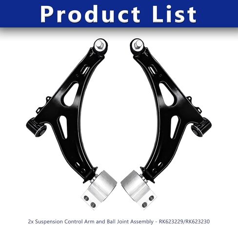 Control Arm, Replacement For Front Lower Control Arm With Ball Joint Compatible With 2014-2019 Chevrolet Impala - 2 Pcs in Kuwait