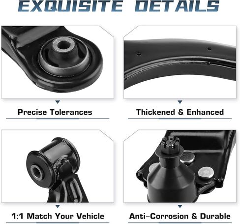 Front Lower Control Arms for Chevrolet Impala Uplander Venture Pontiac Grand Prix Montana Buick LaCrosse Regal Century Terraza Allure 2 Lower Control Arms w/Ball Joints Assembly K80539 K80538 in Kuwait
