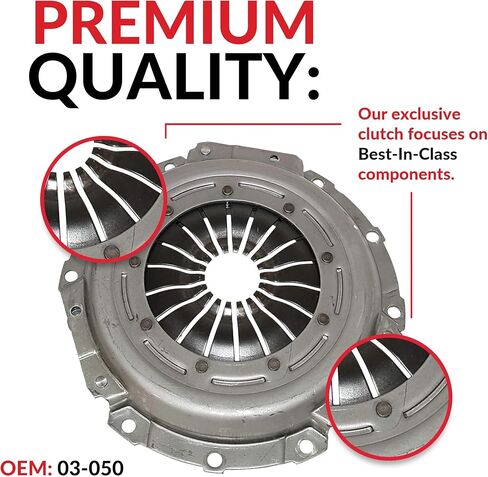 Clutch Kit compatible with Cooper S Checkmate Park Lane Chili Hot Chili Salt 2002-2006 1.6L L4 GAS SOHC Supercharged (03-050) in Kuwait