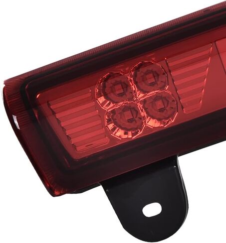 PIT66 LED ضوء الفرامل الثالث متوافق مع Chevy Suburban 1500 2500 2000-2006/Chevy Tahoe 2000-2006/GMC Yukon XL 1500 2500 2000-2006، مصباح إيقاف عالي التركيب عدسة حمراء غطاء شفاف I in Kuwait