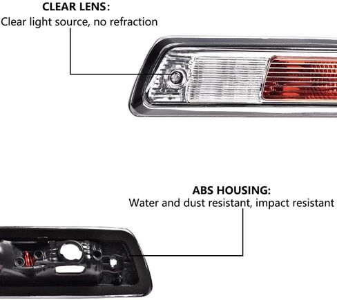 ضوء الفرامل الثالث PIT66 متوافق مع Ford F150 2009-2014 مصباح إيقاف عالي التثبيت Tercera Luz de Freno Clear in Kuwait