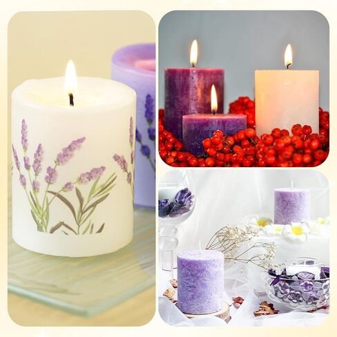 4 Size Cylindrical Silicone Candle Molds, Resin Pillar Candle Mold, Reusable Silicone Cylinder Mold for DIY Candles Soap Wax Melts Crafts Making in Kuwait