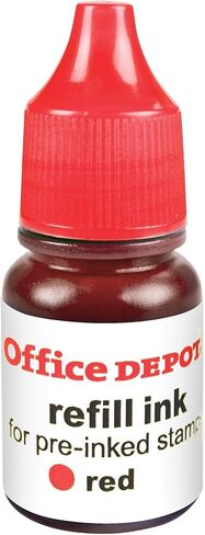 Office Depot® Brand Pre-Ink Refill Ink, Red, Pack of 2 in Kuwait