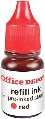 Office Depot® Brand Pre-Ink Refill Ink, Red, Pack of 2 in Kuwait