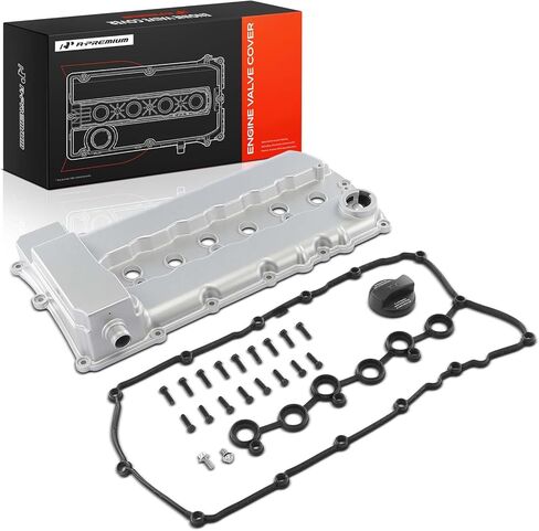 A-Premium Upgraded Aluminum Engine Valve Cover with Gasket, Bolts and Oil Filler Cap Compatible with Volkswagen Passat 2006-2010/2012-2018, CC 2009-2017, Touareg 2007-2017, Passat CC & Audi Q7, 3.6L in Kuwait