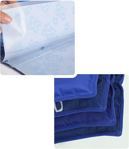 Cooling Mat Ice Pillow, Water Filling Cooling Seat Cushion, Multifunctional Summer Ice Water Pad for Office Chair, Car Seat（Royal Blue Deer 45 * 45cm+Ice Crystal） in Saudi Arabia
