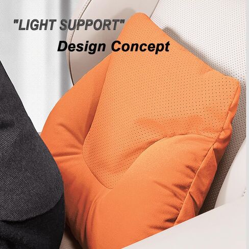 Car Neck Pillow Set for Rivian R1S 2022 2023 2024 2025, Leather Car Headrest Lumbar Support Waist Backrest Head Support Cushion,BeigeWhite in Kuwait