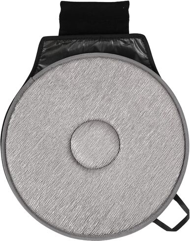 Cabilock 1PCS Rotating Car Seat Cushion Non Slip Swivel Cushion for Elderly Driver Ergonomic Auto Seat Pad 20.47X15.74 Inch Comfort Support for Vehicle in Kuwait