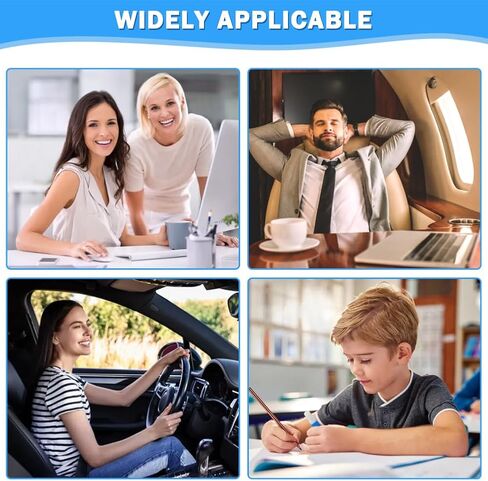 L-Shaped Ergonomic Memory Foam Seat Cushion, Breathable Non-Slip Car & Office Chair Cushion for Long Sitting, Orthopedic Support for Truck Drivers, Desk & Wheelchair(Grey) in Kuwait