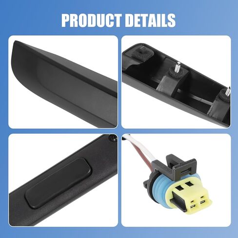 Outside Rear Liftgate Handle Compatible with 2007-2014 Chevrolet Suburban Chevy Tahoe Cadillac Escalade/Escalade ESV GMC Yukon Liftgate Latch Handle Replace# 25838218 in Saudi Arabia