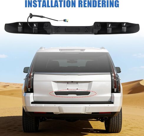 Outside Rear Liftgate Handle Compatible with 2007-2014 Chevrolet Suburban Chevy Tahoe Cadillac Escalade/Escalade ESV GMC Yukon Liftgate Latch Handle Replace# 25838218 in Saudi Arabia
