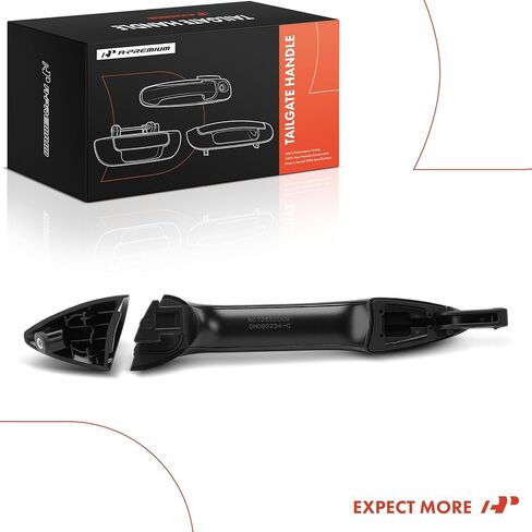 A-Premium Rear Right Passenger Side Exterior Door Handle Compatible with Hyundai Elantra 2011-2016, Sedan, Smooth Black in Kuwait