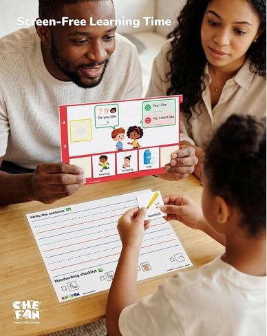 CHEFAN Sentence Building for Kids, Speech Therapy Learn to Read for Preschool Kindergarten, Fun Flash Cards for Classroom Must Haves, Special Education for Homeschool Supplies in Saudi Arabia