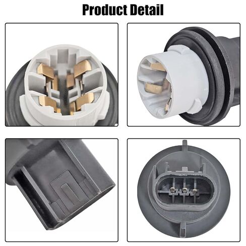 645-504 68000686AA Front Turn Signal Parking Light Bulb Socket Compatible with Jeep Compass, fit for Patriot 2007-2017, Premium Front Turn Signal Light Lamp Bulb Socket in Saudi Arabia