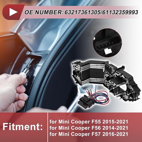 Tail Light Socket Wiring for Mini Cooper F55 2015-2021 No.63217361305 Lamp Bulb Pigtail Connector Harness Pre-Wired Plug in Kuwait