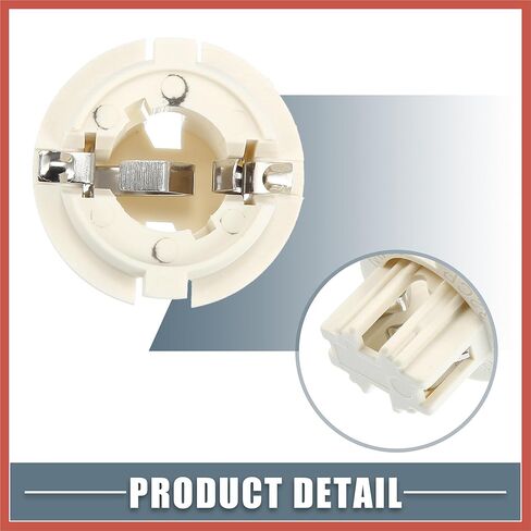 ACROPIX Tail Brake Light Lamp Bulb Socket Holder 63216943036 for BMW 325i 328i E36 1992-1998 Plastic White (Set of 2) Car Parts in Kuwait