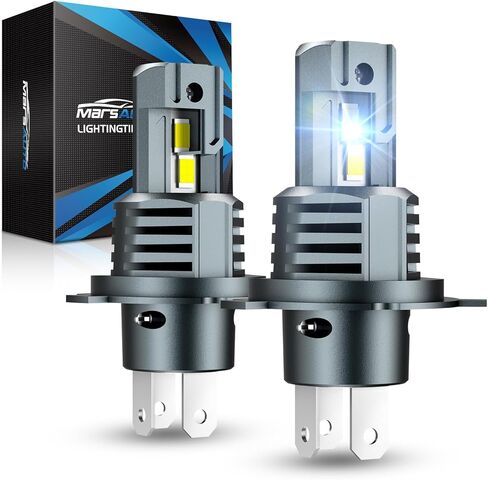 مصابيح Marsauto H11/H9/H8، 40,000LM 800% لمبة ضباب H11 فائقة السطوع، مقاس 1:1 Plug N Play، H9 H8 Drving Front Light 6500K أبيض، IP68، حزمة من 2 in Kuwait