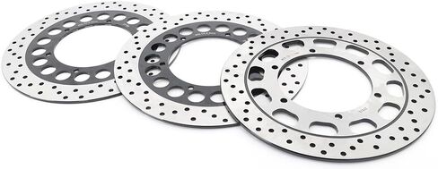 3x Front Rear Brake Discs Rotors for Yamaha Vstar 1300 XVS1300 Tourer 2007 2008 2009 2010 2011 2012 2013/ V-Star Midnight Star XVS1300A 2007-2017 in Kuwait