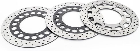 3x Front Rear Brake Discs Rotors for Yamaha Vstar 1300 XVS1300 Tourer 2007 2008 2009 2010 2011 2012 2013/ V-Star Midnight Star XVS1300A 2007-2017 in Kuwait